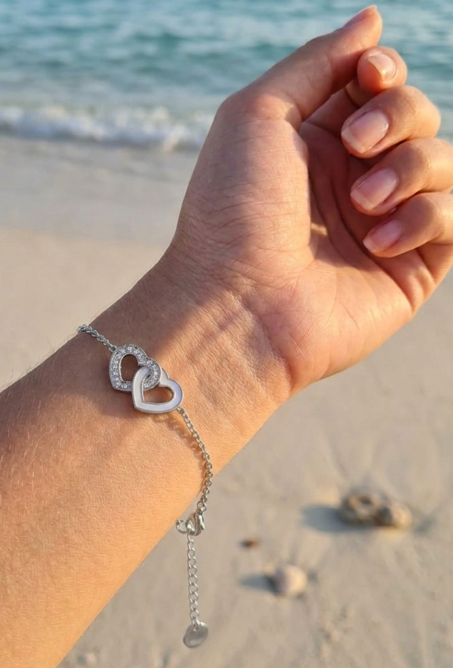1000026775 bracelet acier inoxydable argenté femme Style Chic