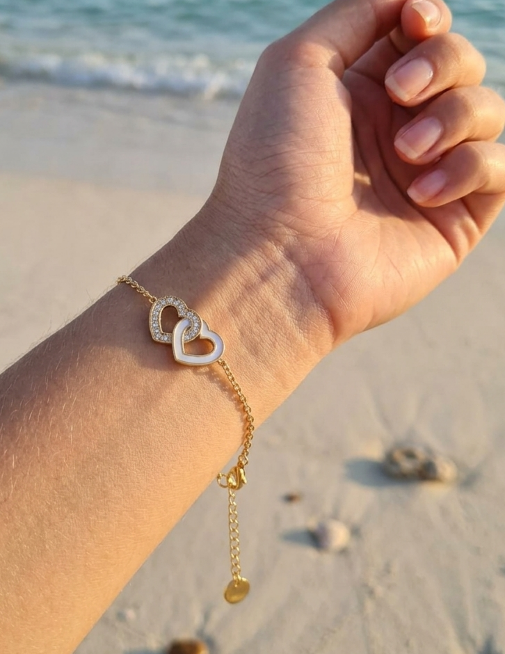 1000026776 bracelet acier inoxydable doré femme Style Chic