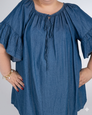 blouse grande taille femme coton Style Chic