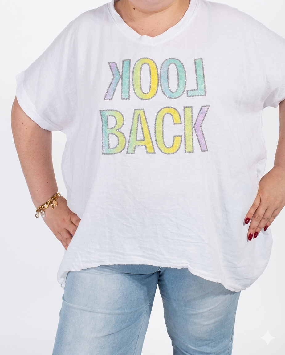 1000026904 t-shirt grande taille femme coton Style Chic