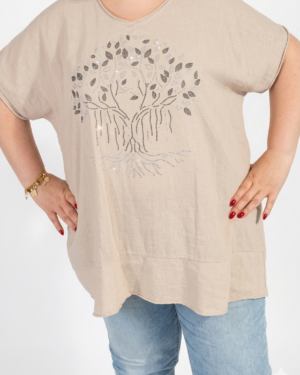 tunique grande taille femme coton Style Chic