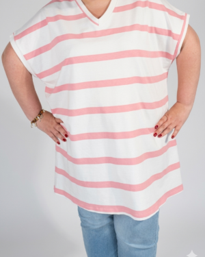 t-shirt grande taille femme coton Style Chic