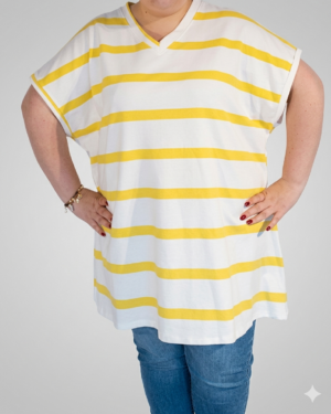 t-shirt grande taille femme coton Style Chic