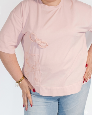 t-shirt grande taille femme coton Style Chic