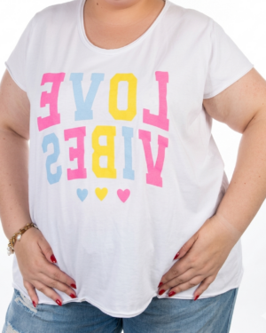 t-shirt grande taille femme coton Style Chic