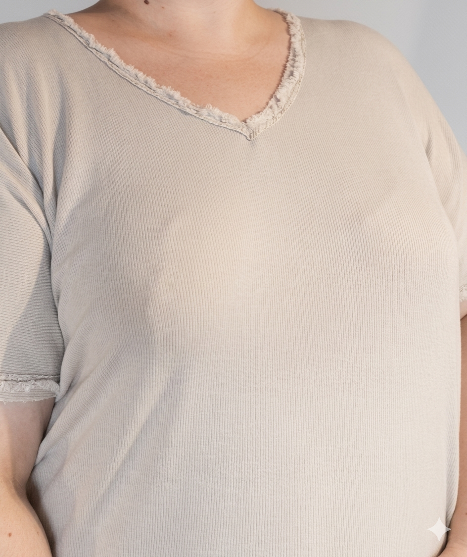 t-shirt grande taille femme coton Style Chic