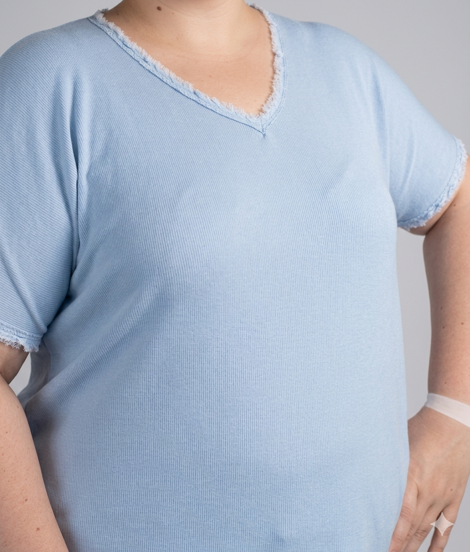 t-shirt grande taille femme coton Style Chic