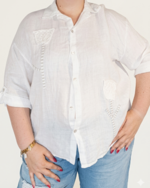 veste grande taille femme coton Style Chic