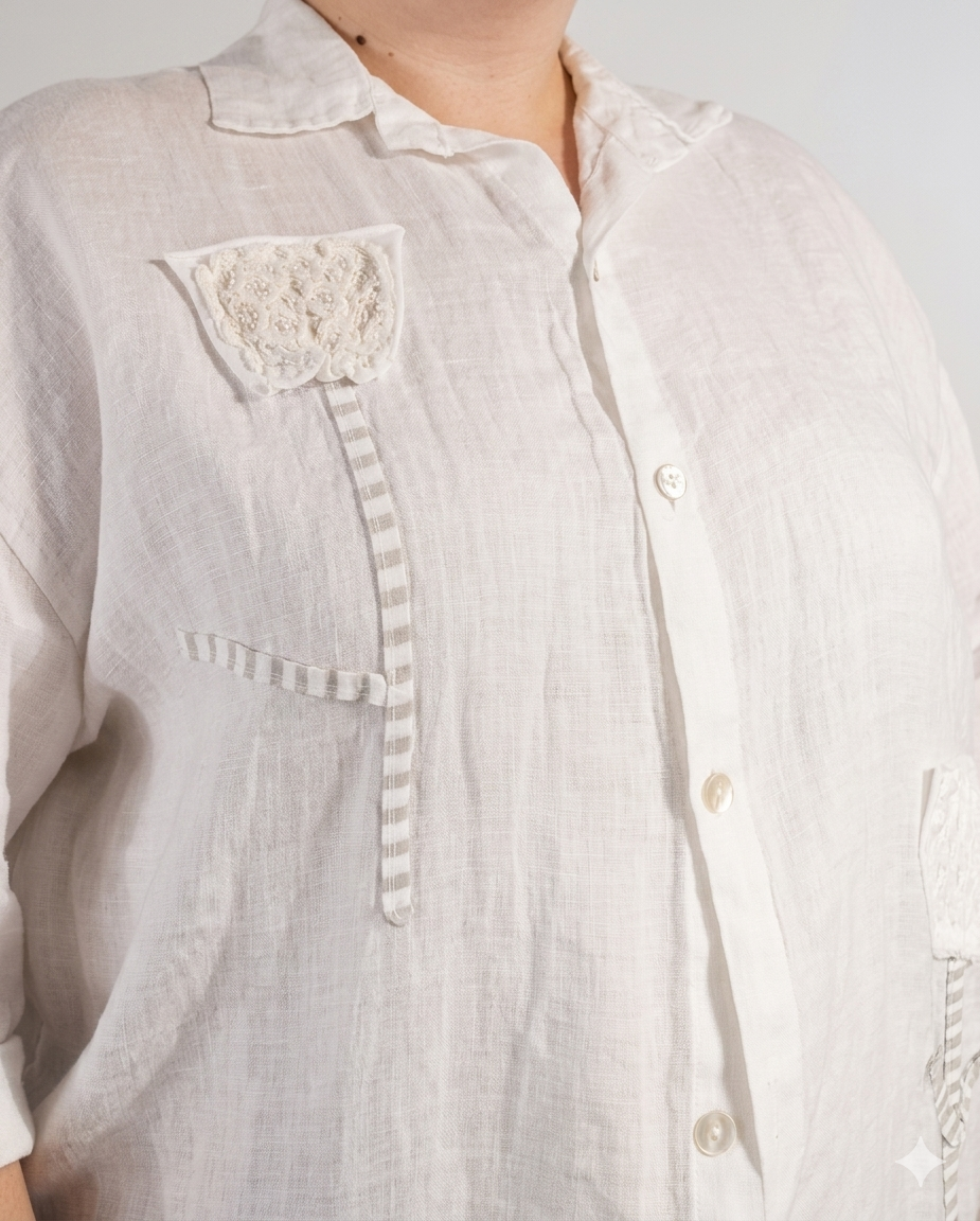 veste grande taille femme coton Style Chic