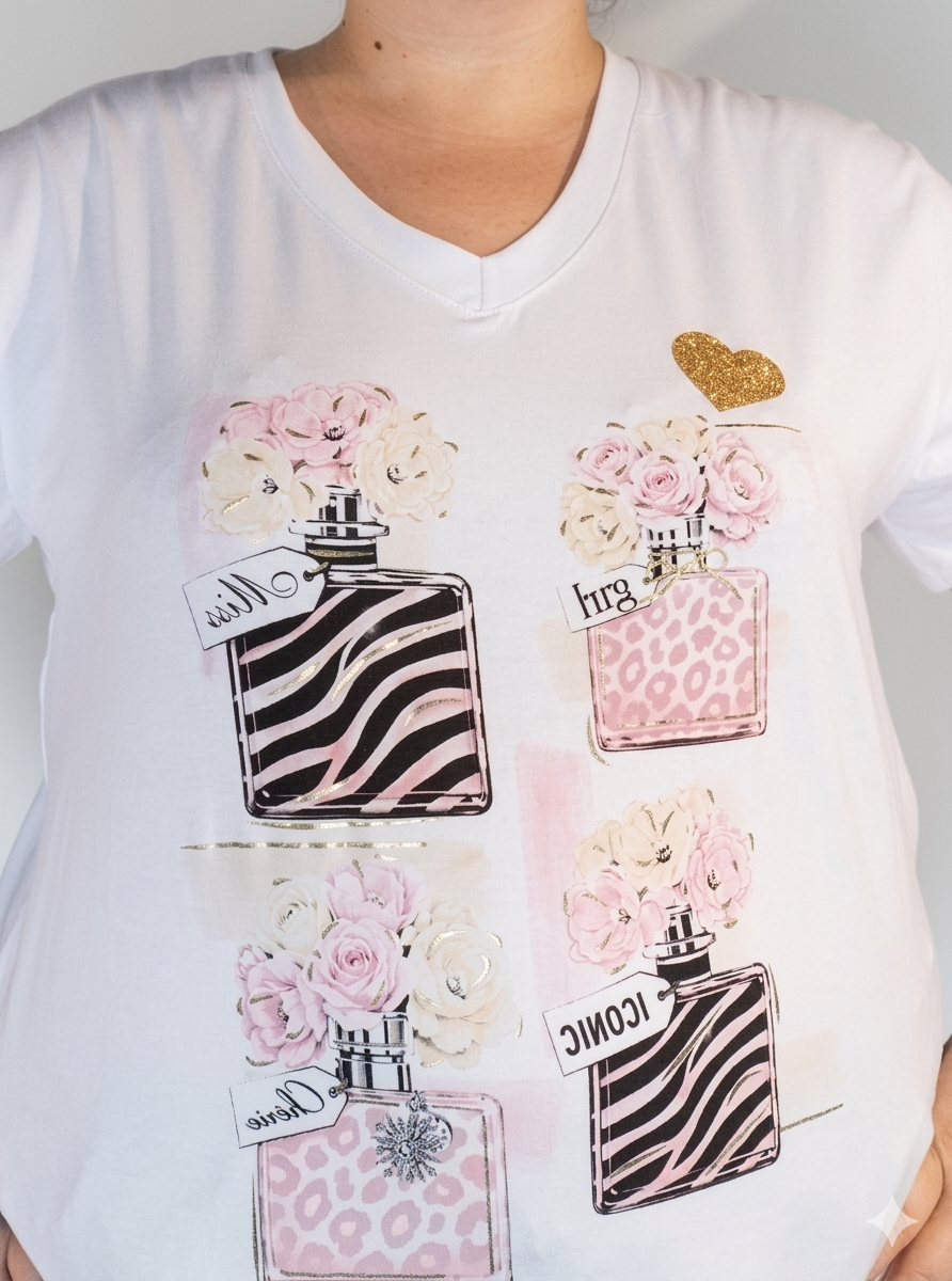 t-shirt grande taille femme coton Style Chic