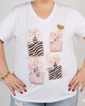 t-shirt grande taille femme coton Style Chic