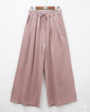 pantalon grande taille femme coton Style Chic