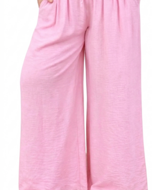 pantalon grande taille femme coton Style Chic