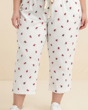 pantalon grande taille femme coton Style Chic