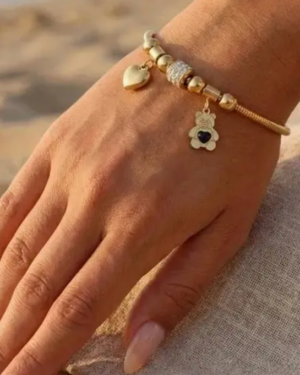 bracelet acier inoxydable doré femme Style Chic