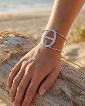 bracelet acier inoxydable argenté femme Style Chic