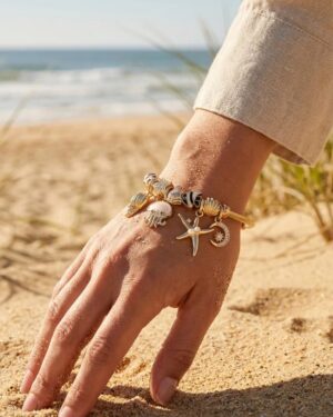 bracelet métal doré femme Style Chic