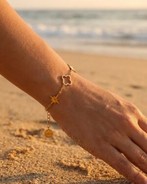 bracelet acier inoxydable argenté femme Style Chic