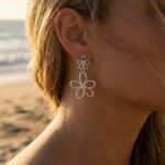 Boucles d'oreilles fleurine