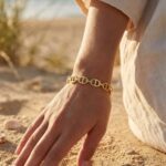Jonc maille marine