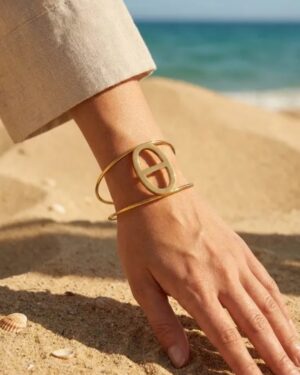 bracelet acier inoxydable doré femme Style Chic