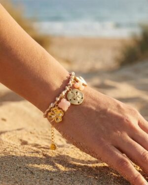 bracelet acier inoxydable doré femme Style Chic