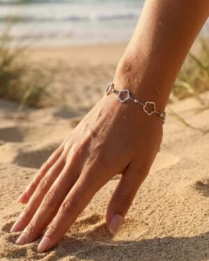 bracelet acier inoxydable doré femme Style Chic