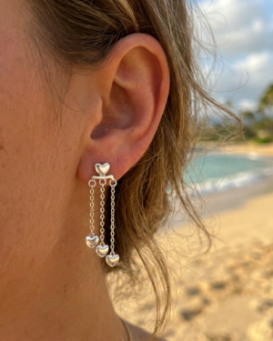 boucles d'oreilles acier inoxydable argentées femme Style Chic