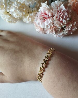 bracelet acier inoxydable doré femme Style Chic