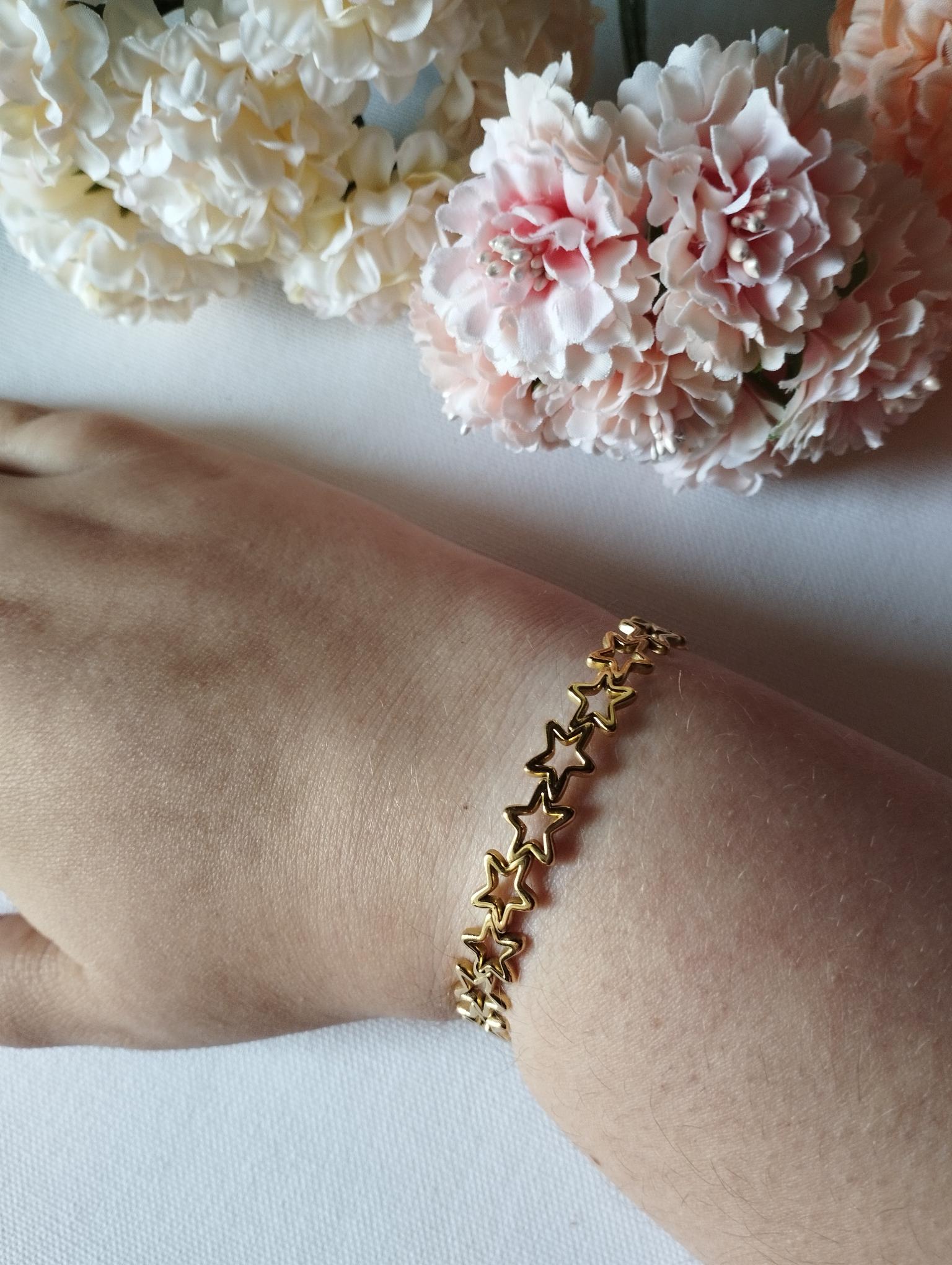 1000027951 bracelet acier inoxydable doré femme Style Chic