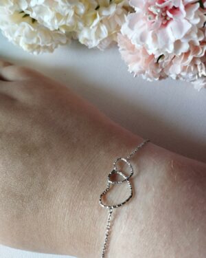 bracelet acier inoxydable argenté femme Style Chic
