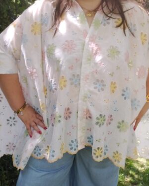 chemise grande taille femme coton Style Chic