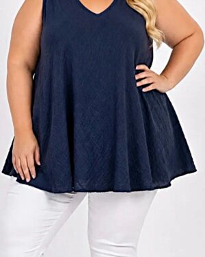 t-shirt grande taille femme coton Style Chic