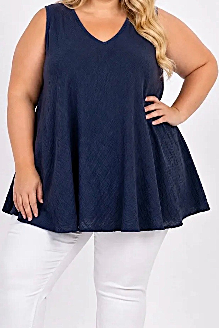 1000028401 t-shirt grande taille femme coton Style Chic